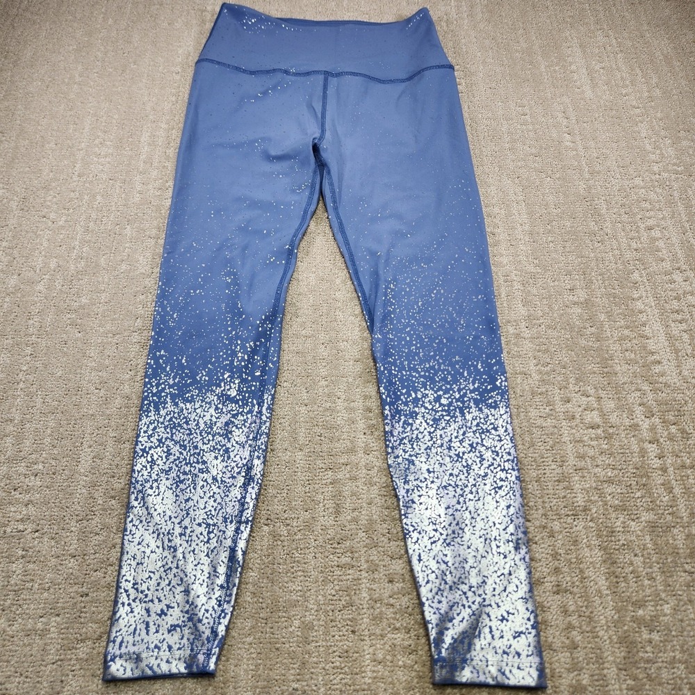 Beyond Yoga Pants Women Large Alloy Ombre Hi Waisted‎ Midi Legging Athleisure